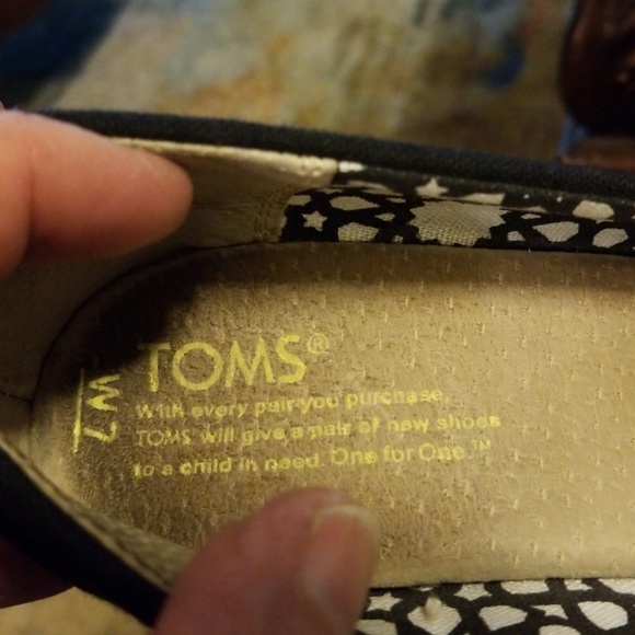 Tom's wedge shoe size 7W - Picture 7 of 8